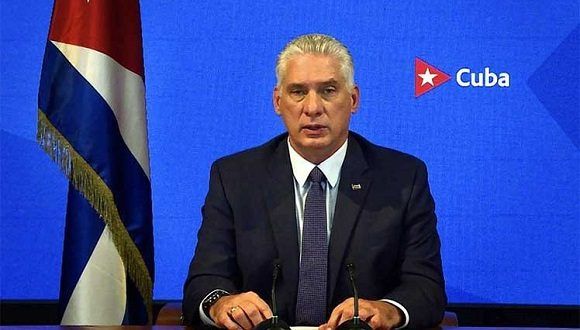 Díaz-Canel: Bajo el liderazgo y con la instigación permanente de los EE. UU., se está promoviendo un peligroso cisma internacional (+Video)