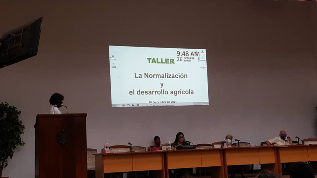 Realizan taller sobre actualización de las normas de especificaciones de productos agropecuarios