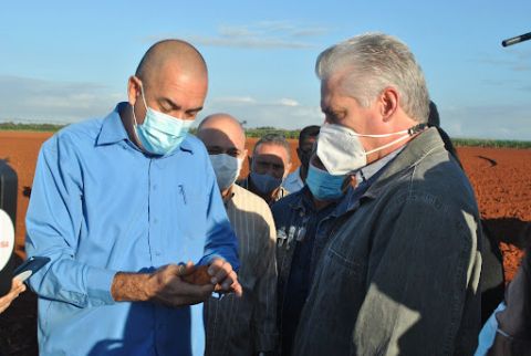 Presidente de Cuba revisa desarrollo económico y social Alquízar