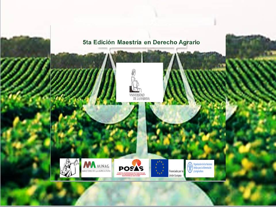 5ta Edicion de la Maestria en Derecho Agrario 1