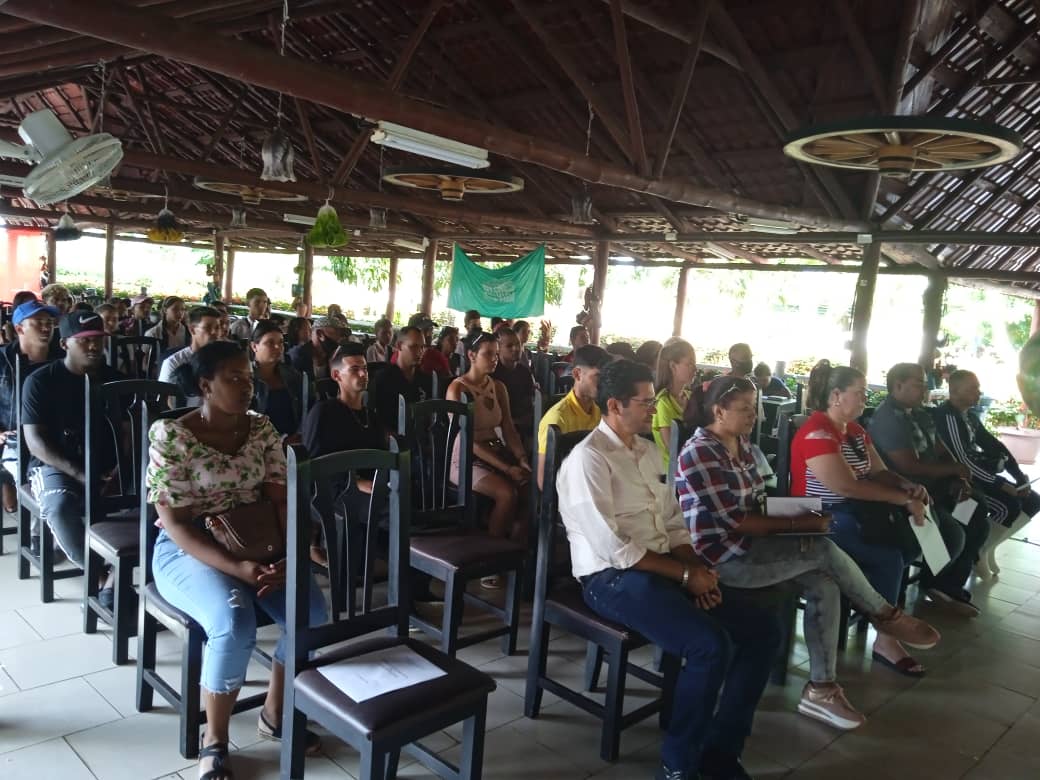Comienzan activos juveniles provinciales en el Ministerio de la Agricultura. Activo de jovenes campesinos en Camaguey 1