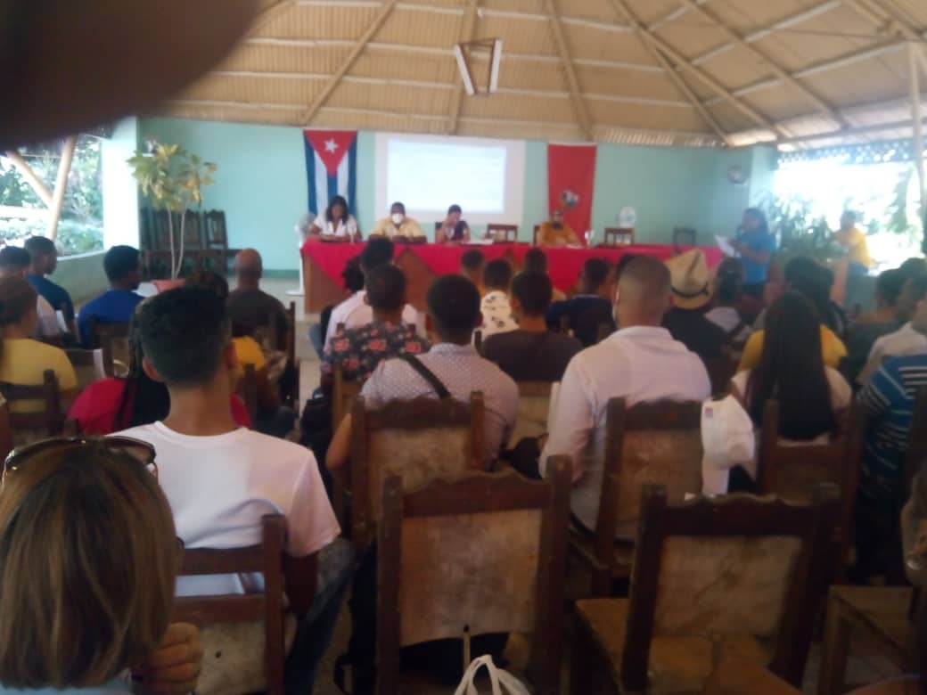 Comienzan activos juveniles provinciales en el Ministerio de la Agricultura. Activo de jovenes campesinos en Santiago