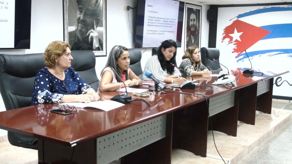 Conferencia de prensa Ley de Soberanía Alimentaria y Seguridad Alimentaria y Nutricional (SSAN)