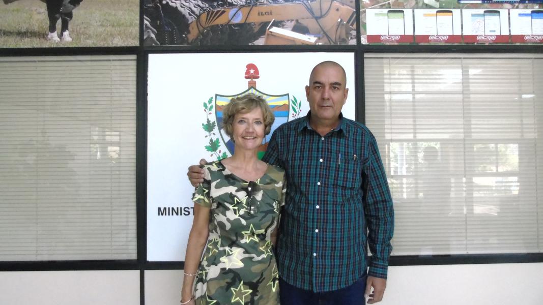 Recibe Ministro de la Agricultura a la embajadora de Alemania en Cuba