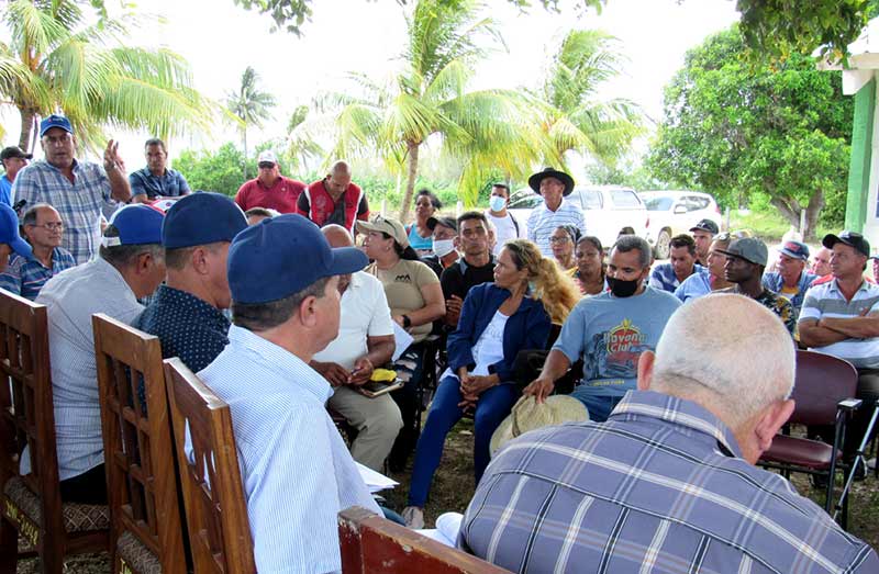 produccion Tapia Mayari, para destrabar la producción agropecuaria