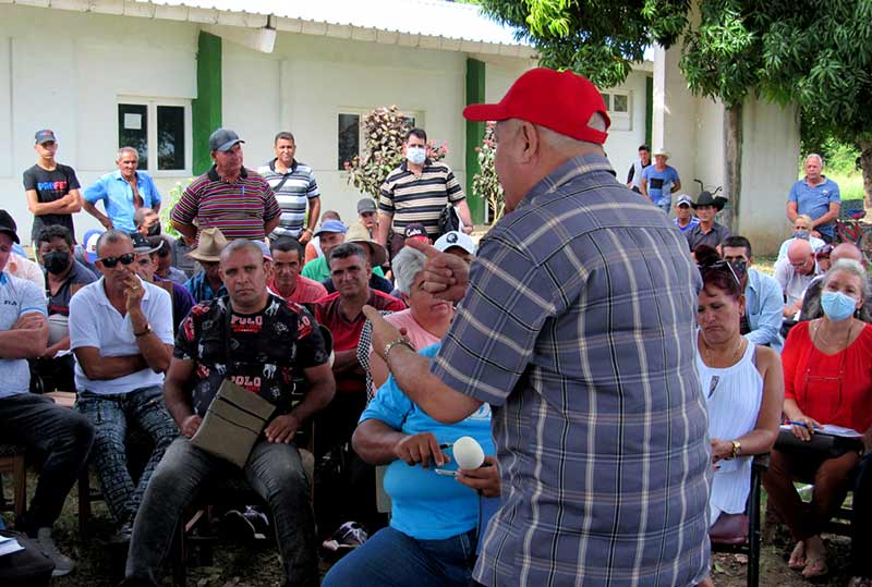 produccion Tapia Mayari, para destrabar la producción agropecuaria