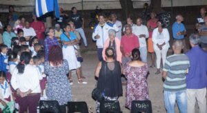 Presentación en el barrio de candidatos a diputados a la Asamblea Nacional del distrito 1, del consejo popular Nuevo Santiago, municipio de Boyeros. Foto: Endrys Correa Vaillant