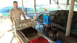 Máquina sembradora de semilla de tabaco. Pinar del Río Máquina sembradora de semilla de tabaco. Pinar del Río