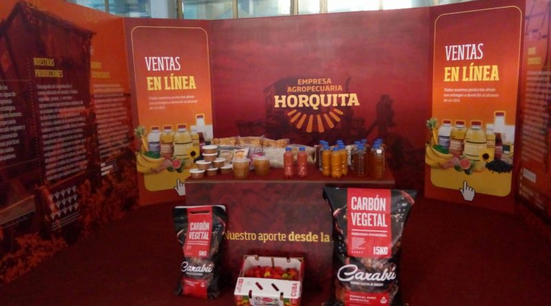 Empresa Agropecuaria Horquita, presente en ExpoSur. /Foto: de la autora