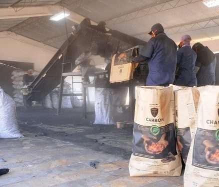 La máquina beneficiadora de carbón está diseñada para seleccionar el producto por su calidad./Foto: Gisell Vichot.