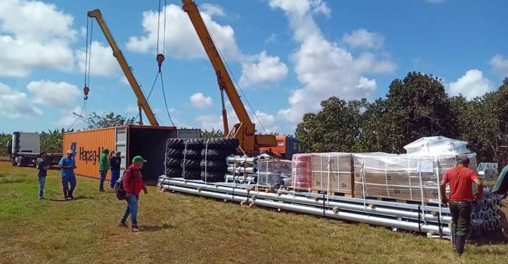 En las tierras de la CPA Amistad CubaMexico se instalaran dos de las cinco maquinas que recibio el municipioFoto Reiniel Vallester Cruzata