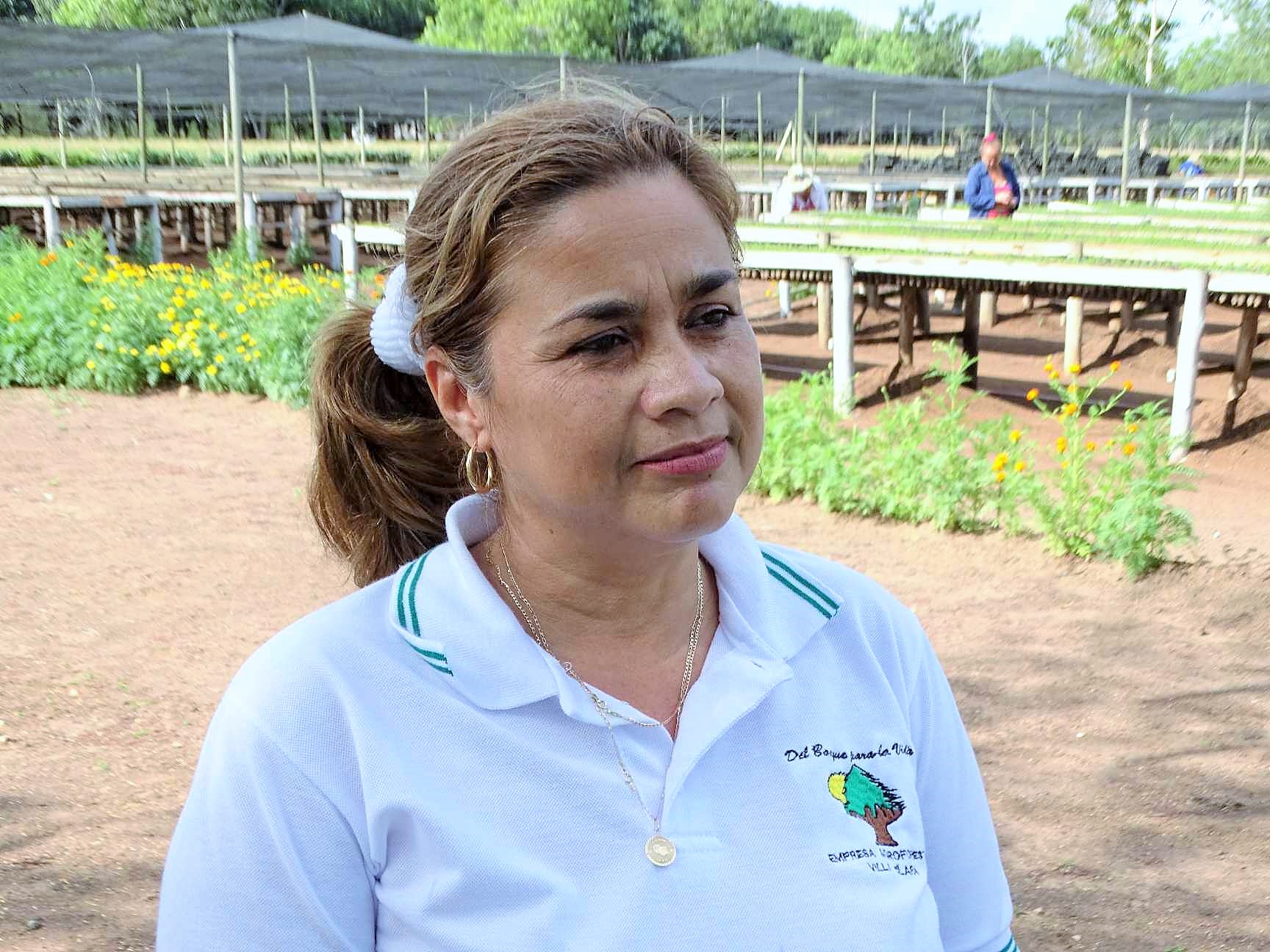 adira González Barroso no esperaba que la designaran para conducir la Empresa Agroforestal de Villa Clara, pero asumió el reto y tiene sus resultados. (Foto: Carlos Rodríguez Torres)